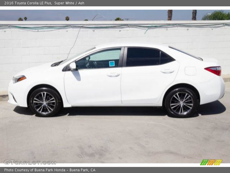 Super White / Ash 2016 Toyota Corolla LE Plus