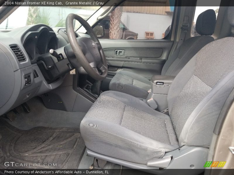 Granite Metallic / Gray 2004 Nissan Frontier XE King Cab