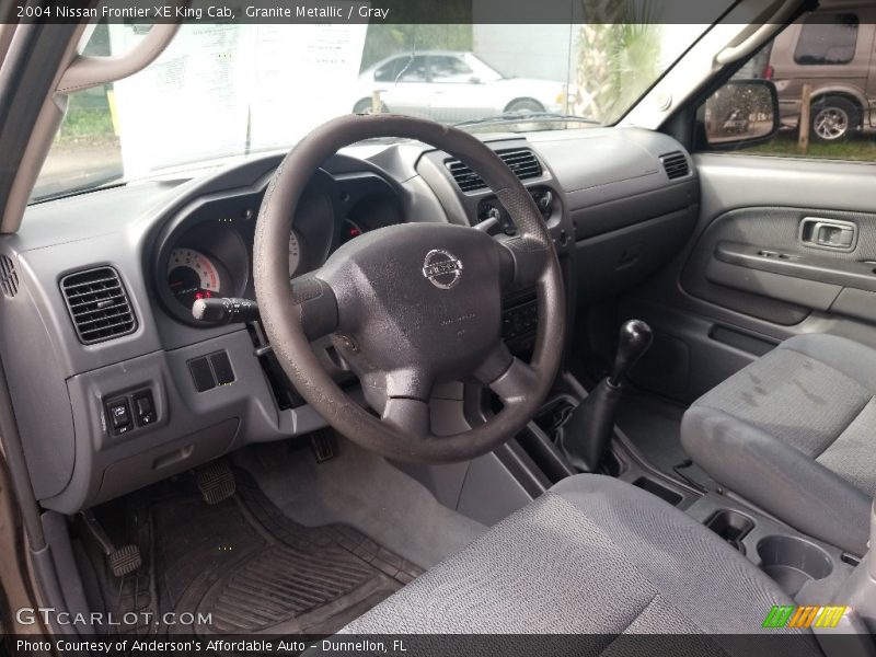 Granite Metallic / Gray 2004 Nissan Frontier XE King Cab