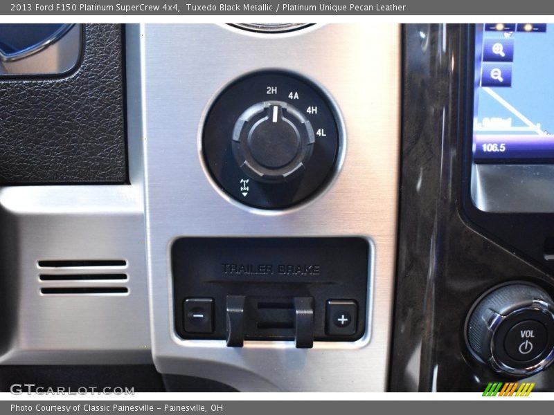 Tuxedo Black Metallic / Platinum Unique Pecan Leather 2013 Ford F150 Platinum SuperCrew 4x4