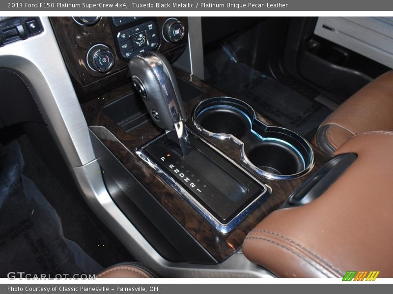 Tuxedo Black Metallic / Platinum Unique Pecan Leather 2013 Ford F150 Platinum SuperCrew 4x4