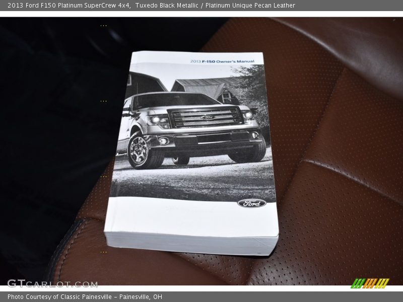 Tuxedo Black Metallic / Platinum Unique Pecan Leather 2013 Ford F150 Platinum SuperCrew 4x4
