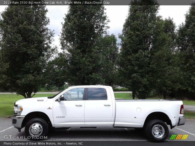 Bright White / Black/Diesel Gray 2019 Ram 3500 Big Horn Crew Cab 4x4
