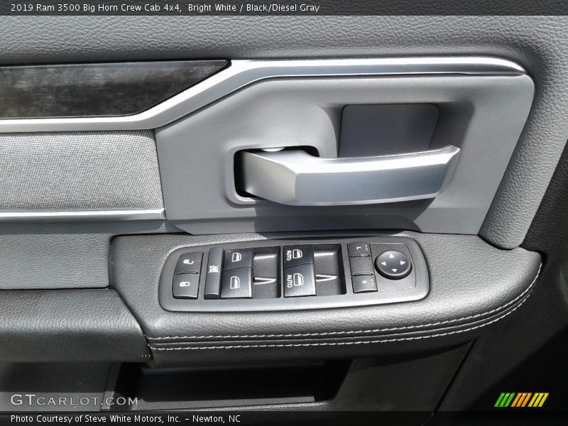Bright White / Black/Diesel Gray 2019 Ram 3500 Big Horn Crew Cab 4x4