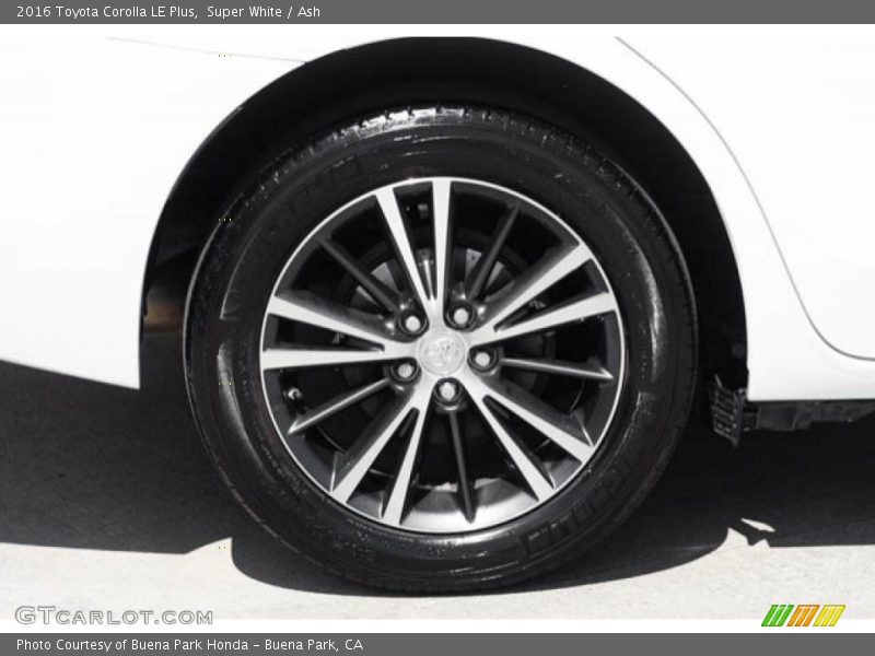 Super White / Ash 2016 Toyota Corolla LE Plus