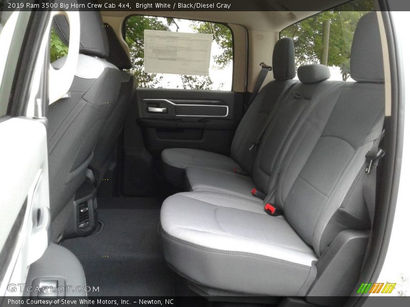 Bright White / Black/Diesel Gray 2019 Ram 3500 Big Horn Crew Cab 4x4