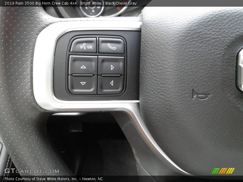 Bright White / Black/Diesel Gray 2019 Ram 3500 Big Horn Crew Cab 4x4