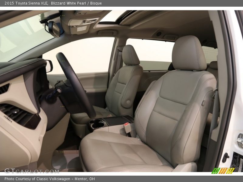 Blizzard White Pearl / Bisque 2015 Toyota Sienna XLE