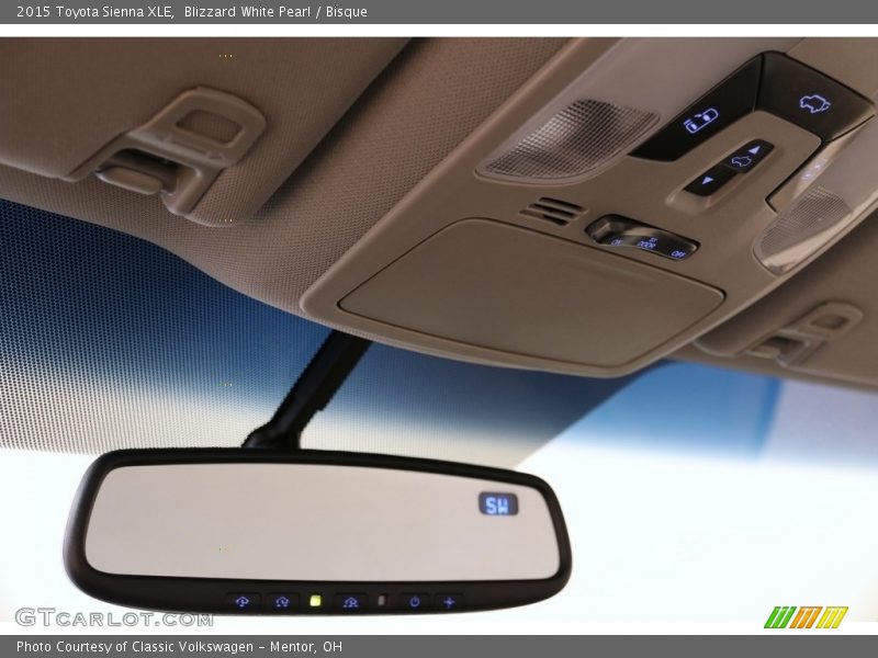Blizzard White Pearl / Bisque 2015 Toyota Sienna XLE
