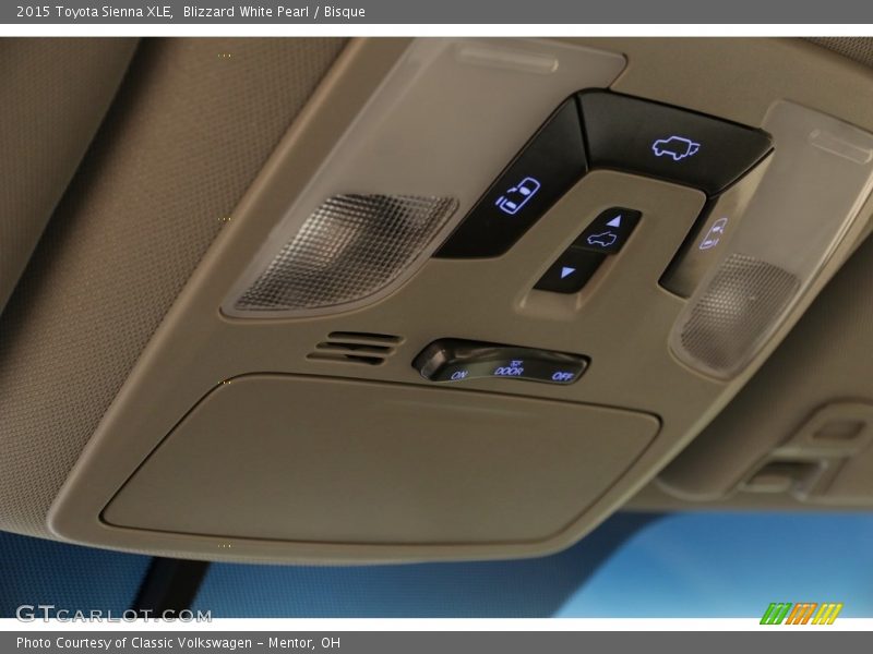 Blizzard White Pearl / Bisque 2015 Toyota Sienna XLE