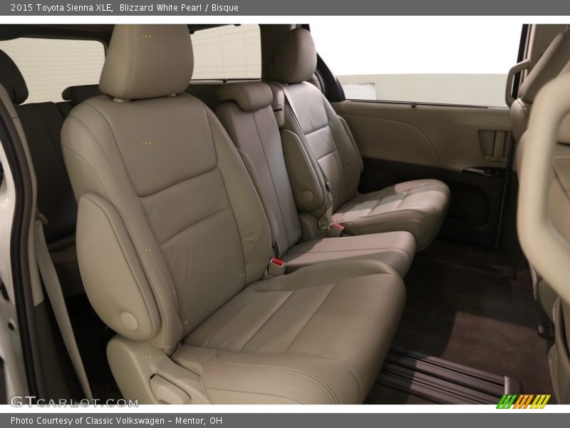 Blizzard White Pearl / Bisque 2015 Toyota Sienna XLE