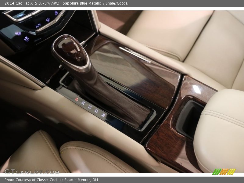 Sapphire Blue Metallic / Shale/Cocoa 2014 Cadillac XTS Luxury AWD