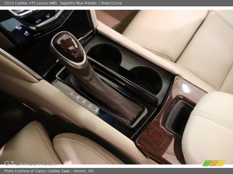 Sapphire Blue Metallic / Shale/Cocoa 2014 Cadillac XTS Luxury AWD