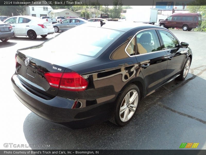 Black / Titan Black 2014 Volkswagen Passat TDI SE