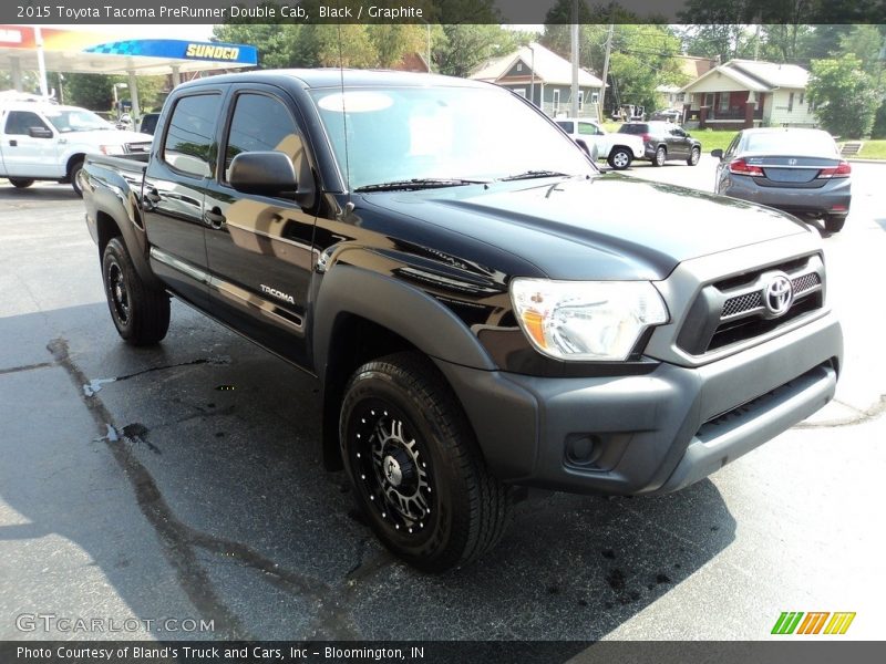 Black / Graphite 2015 Toyota Tacoma PreRunner Double Cab