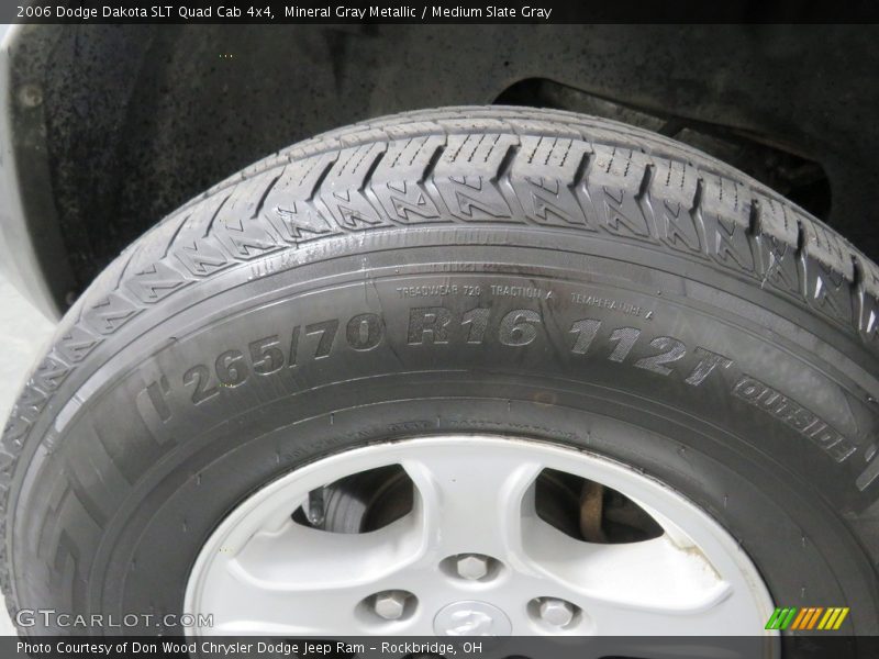 Mineral Gray Metallic / Medium Slate Gray 2006 Dodge Dakota SLT Quad Cab 4x4