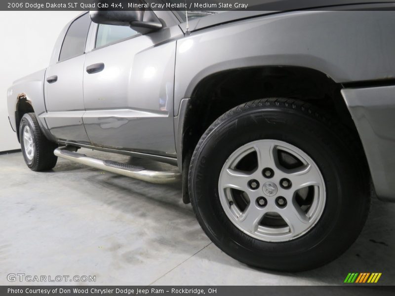 Mineral Gray Metallic / Medium Slate Gray 2006 Dodge Dakota SLT Quad Cab 4x4