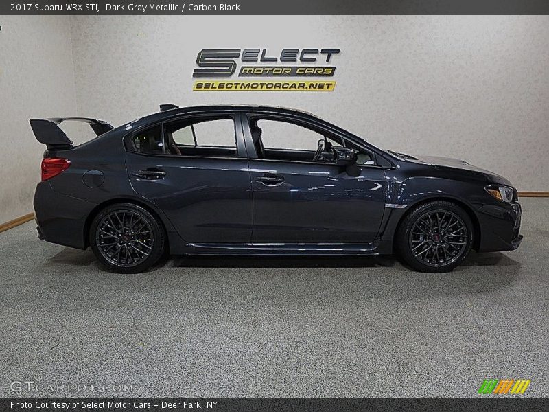 Dark Gray Metallic / Carbon Black 2017 Subaru WRX STI