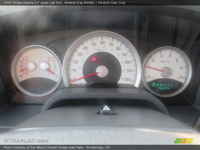 Mineral Gray Metallic / Medium Slate Gray 2006 Dodge Dakota SLT Quad Cab 4x4