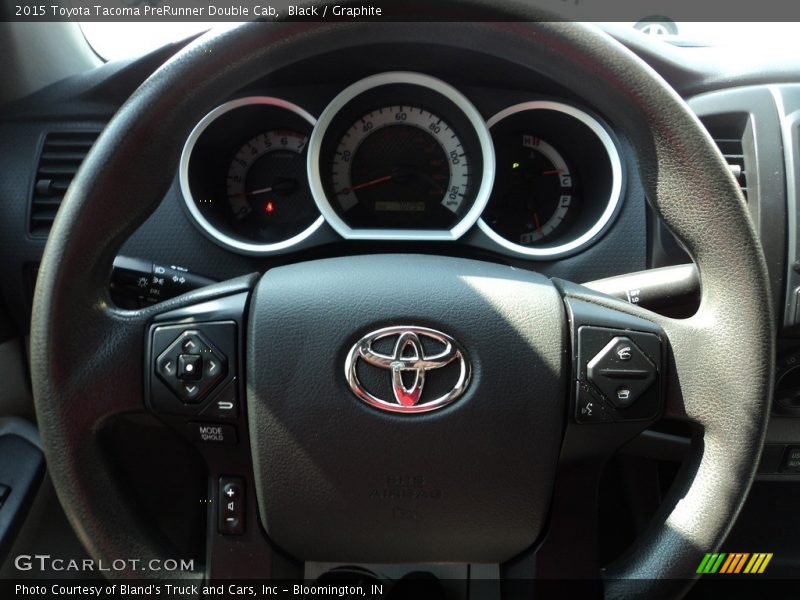 Black / Graphite 2015 Toyota Tacoma PreRunner Double Cab