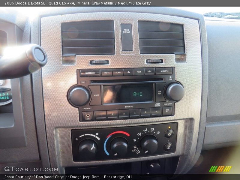 Mineral Gray Metallic / Medium Slate Gray 2006 Dodge Dakota SLT Quad Cab 4x4
