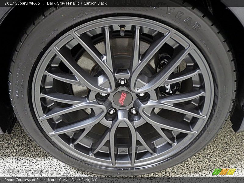 Dark Gray Metallic / Carbon Black 2017 Subaru WRX STI