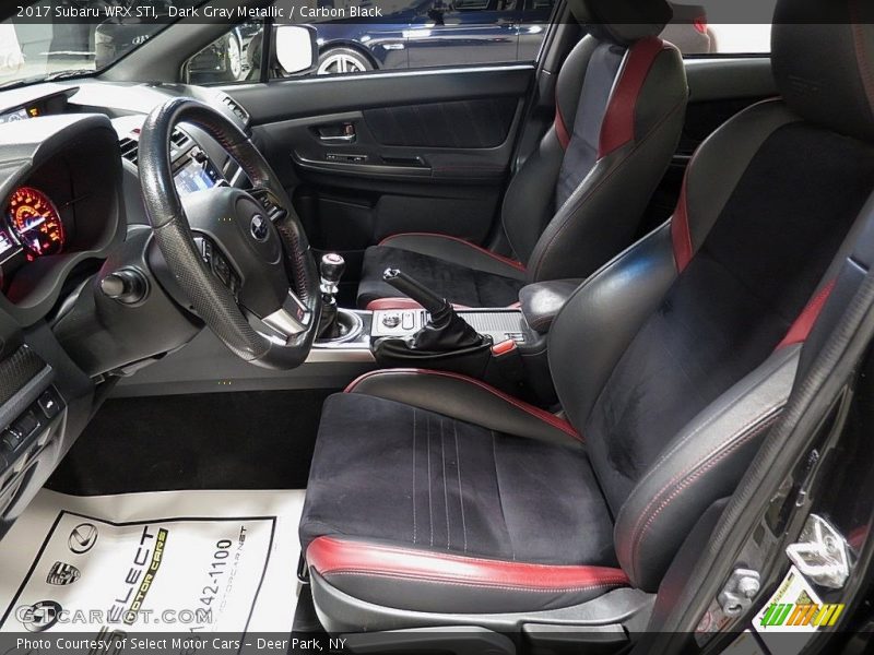Dark Gray Metallic / Carbon Black 2017 Subaru WRX STI