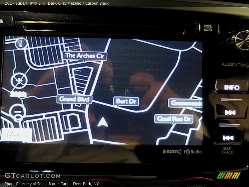 Dark Gray Metallic / Carbon Black 2017 Subaru WRX STI