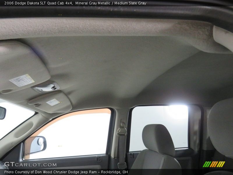 Mineral Gray Metallic / Medium Slate Gray 2006 Dodge Dakota SLT Quad Cab 4x4