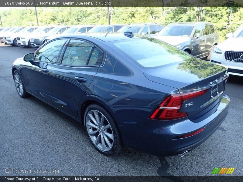 Denim Blue Metallic / Blond 2020 Volvo S60 T5 Momentum