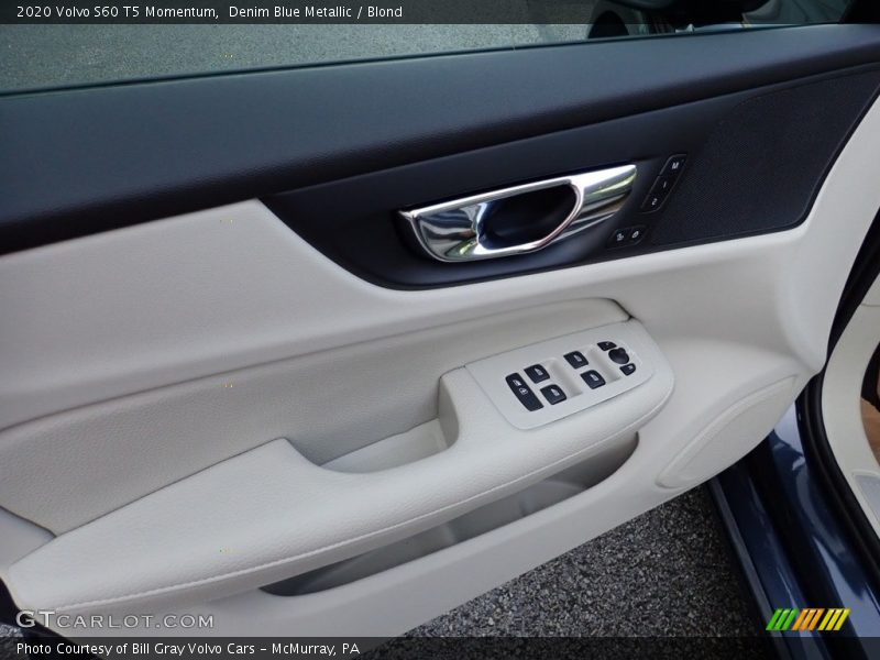 Denim Blue Metallic / Blond 2020 Volvo S60 T5 Momentum