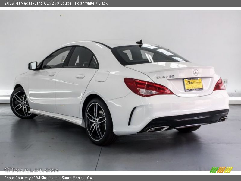 Polar White / Black 2019 Mercedes-Benz CLA 250 Coupe