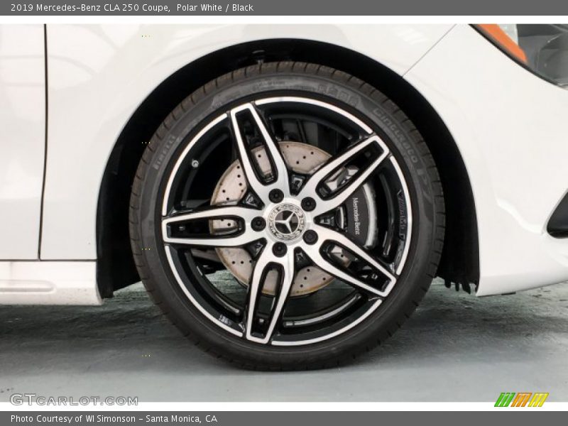 Polar White / Black 2019 Mercedes-Benz CLA 250 Coupe