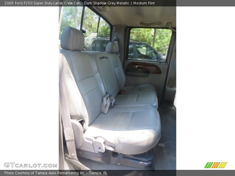 Dark Shadow Grey Metallic / Medium Flint 2005 Ford F250 Super Duty Lariat Crew Cab