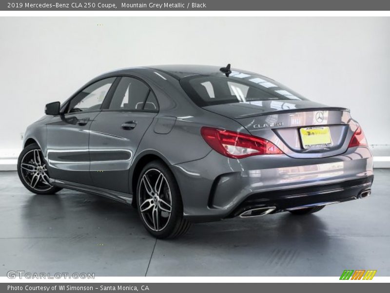 Mountain Grey Metallic / Black 2019 Mercedes-Benz CLA 250 Coupe