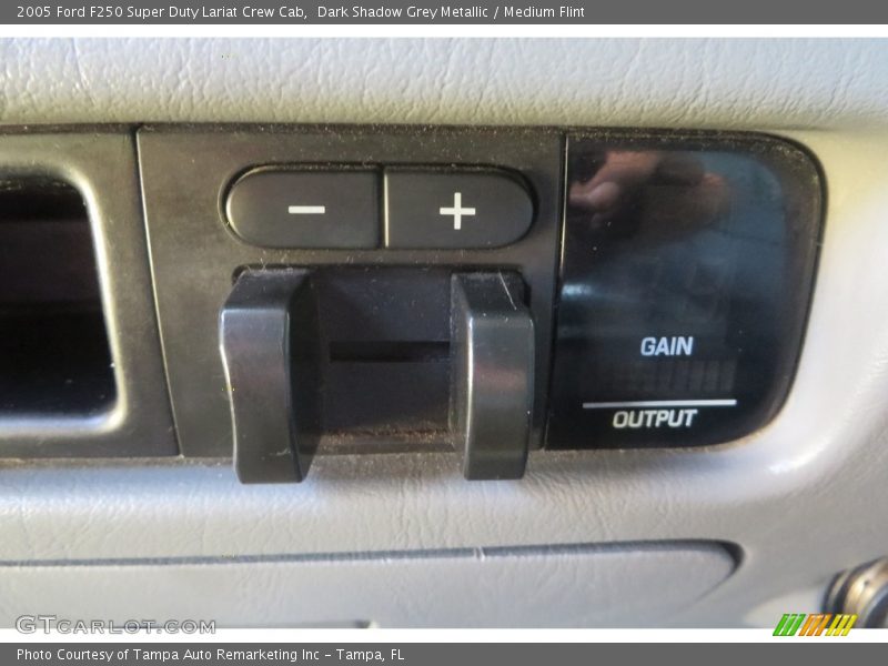Dark Shadow Grey Metallic / Medium Flint 2005 Ford F250 Super Duty Lariat Crew Cab