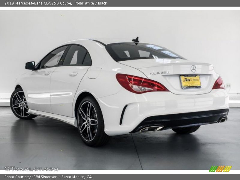 Polar White / Black 2019 Mercedes-Benz CLA 250 Coupe