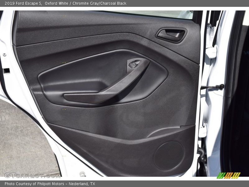 Oxford White / Chromite Gray/Charcoal Black 2019 Ford Escape S