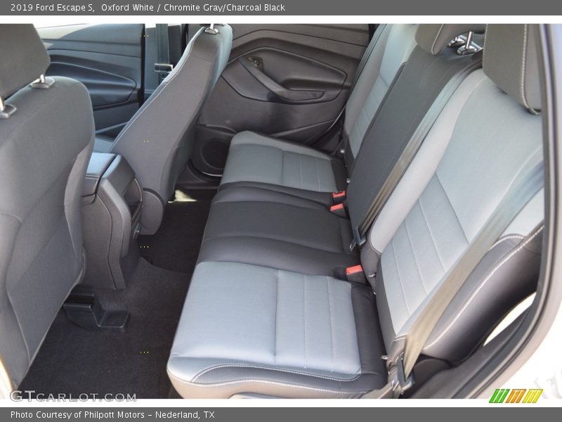 Oxford White / Chromite Gray/Charcoal Black 2019 Ford Escape S