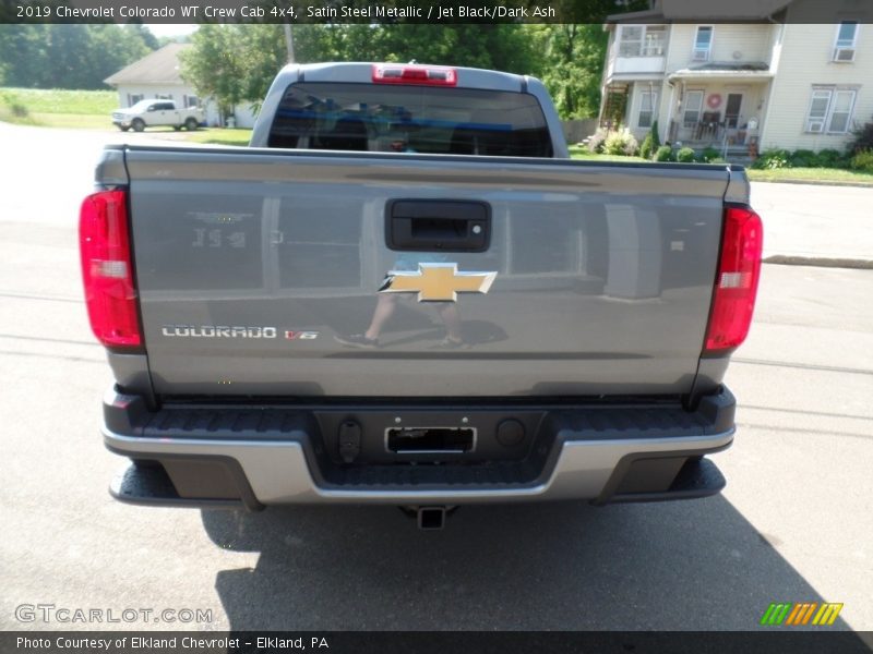 Satin Steel Metallic / Jet Black/Dark Ash 2019 Chevrolet Colorado WT Crew Cab 4x4