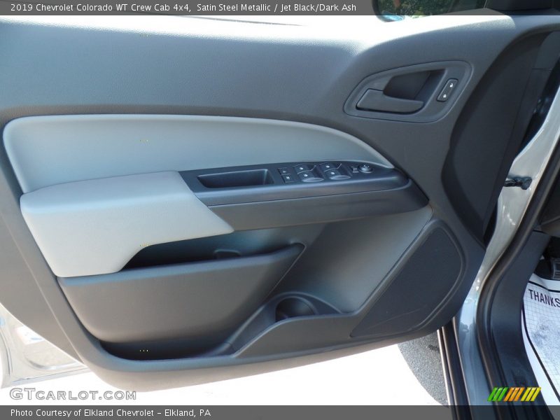 Satin Steel Metallic / Jet Black/Dark Ash 2019 Chevrolet Colorado WT Crew Cab 4x4