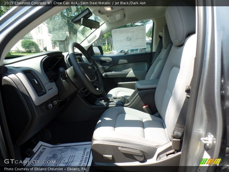 Satin Steel Metallic / Jet Black/Dark Ash 2019 Chevrolet Colorado WT Crew Cab 4x4