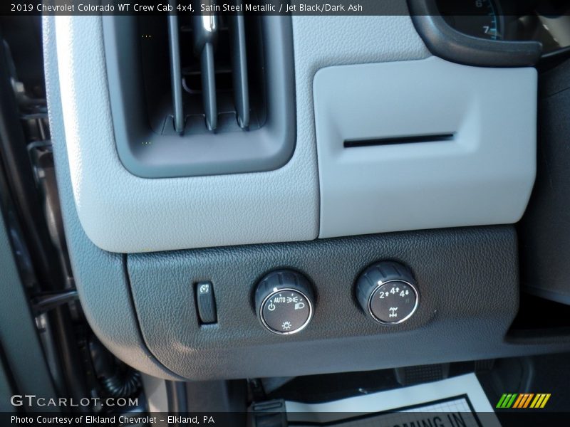 Satin Steel Metallic / Jet Black/Dark Ash 2019 Chevrolet Colorado WT Crew Cab 4x4