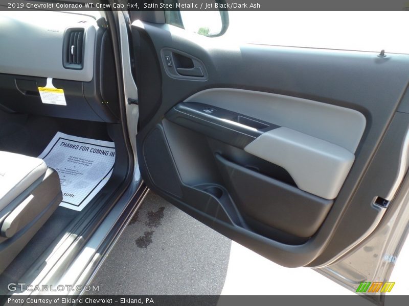 Satin Steel Metallic / Jet Black/Dark Ash 2019 Chevrolet Colorado WT Crew Cab 4x4