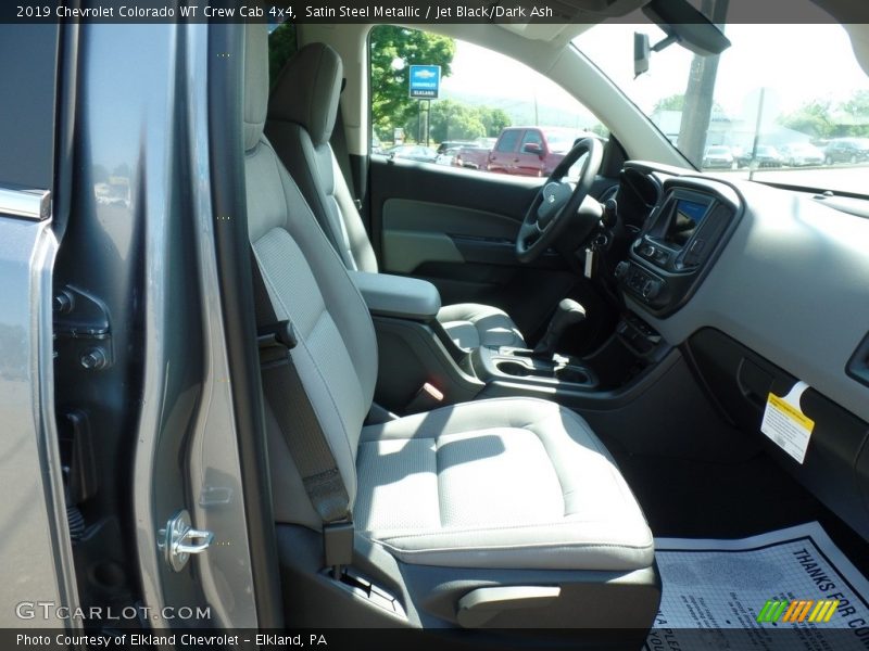 Satin Steel Metallic / Jet Black/Dark Ash 2019 Chevrolet Colorado WT Crew Cab 4x4