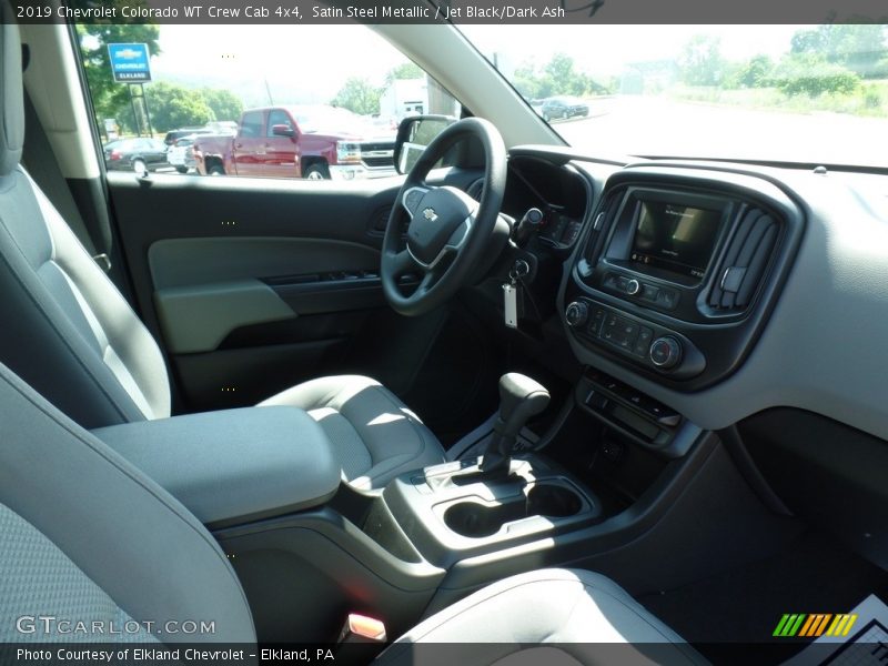 Satin Steel Metallic / Jet Black/Dark Ash 2019 Chevrolet Colorado WT Crew Cab 4x4