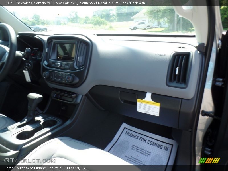 Satin Steel Metallic / Jet Black/Dark Ash 2019 Chevrolet Colorado WT Crew Cab 4x4
