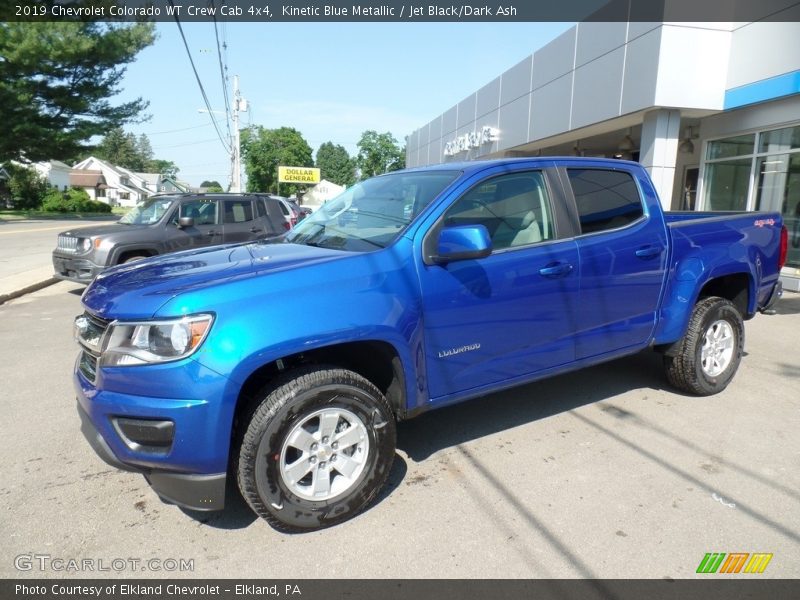 Kinetic Blue Metallic / Jet Black/Dark Ash 2019 Chevrolet Colorado WT Crew Cab 4x4