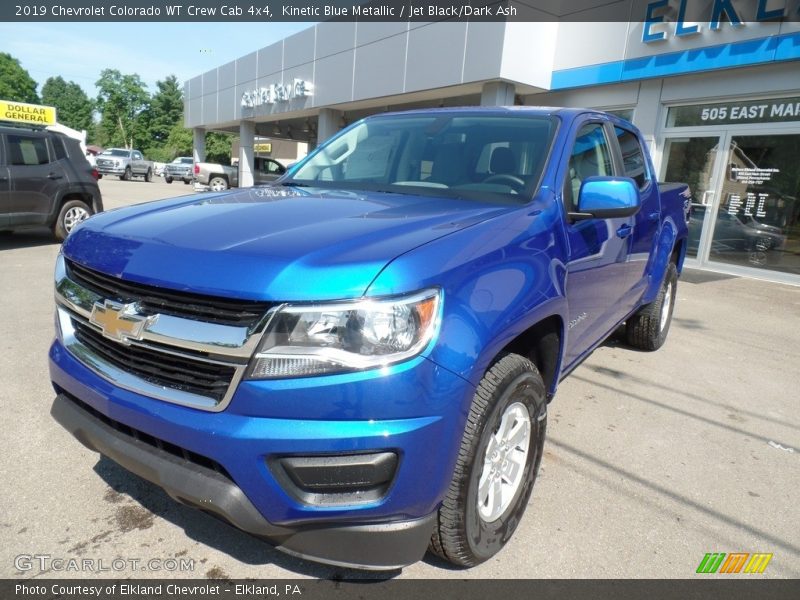 Kinetic Blue Metallic / Jet Black/Dark Ash 2019 Chevrolet Colorado WT Crew Cab 4x4