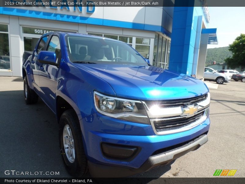 Kinetic Blue Metallic / Jet Black/Dark Ash 2019 Chevrolet Colorado WT Crew Cab 4x4